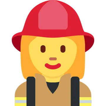 Woman firefighter