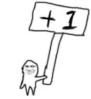 +1
