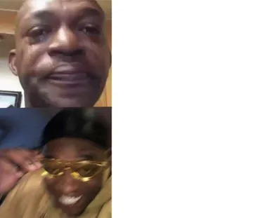 Black Guy Crying and Black Guy Laughing