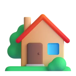 House with garden