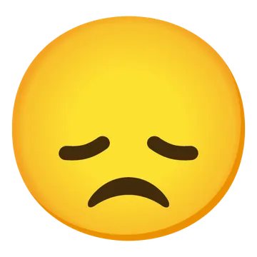 Disappointed face