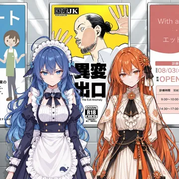 误入循环地铁的 DeepSeek 娘与 Claude 娘