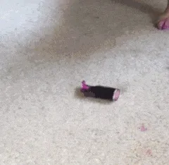 我没用你的口红哦