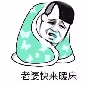 老婆快来暖床（斗图啦 - doutupk.com）