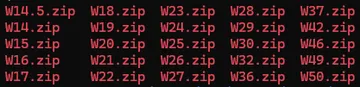 Weekly Backups
