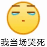 我当场哭死