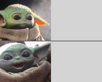 Baby Yoda v4 (Sad → Happy)