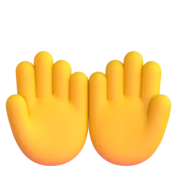 掌心向上托起