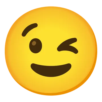 Winking face