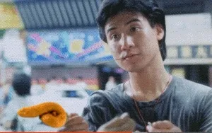 旺角卡门张学友:卖烧烤串(翔串)快吃.不是喜欢食屎吗?