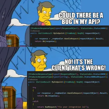 Blame The Client