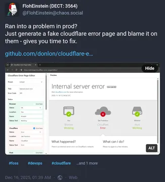 Internal Server Error