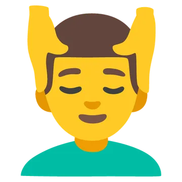 Man getting massage