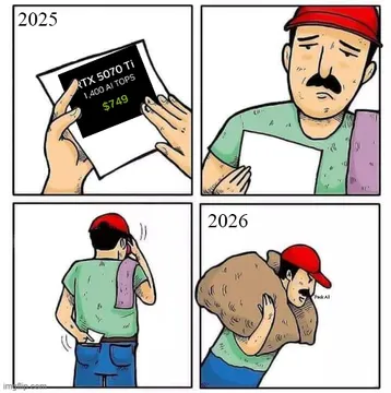 As I Was Carrying Fertilizer, I Remembered This Meme. My Gpu Better Hold Lmao