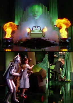 Wizard of Oz - Man Behind the Curtain