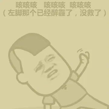 咳咳咳咳咳咳咳咳咳（左脚那个已经醉霾 了，没救了）