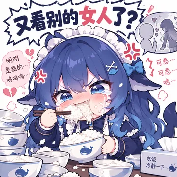 又看别的女人了？