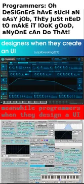 this is a real program, zynaddsubfx got a UI update in 2017 called zyn-fusion. both do the exact same thing, but the one