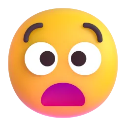 Anguished face