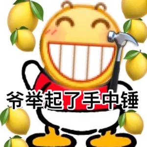 爷举起了手中锤