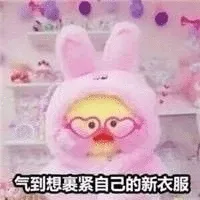 气到想裹紧自己的新衣服