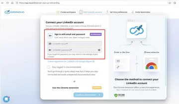 Connect Your Linked In Account
