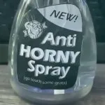 Anti-horny spray GIF Template