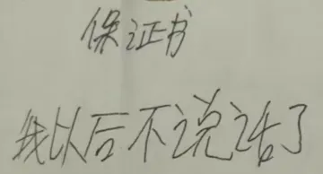 我以后不说话了