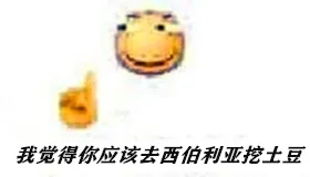 我觉得你应该去西伯利亚挖土豆