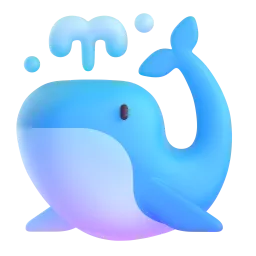 Spouting whale