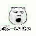 跟我一起打哈欠