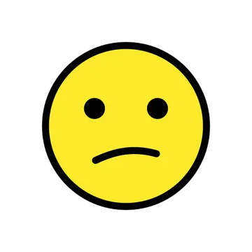 Confused face