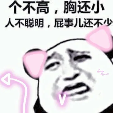 个不高,胸还小人不聪明,屁事儿还不少