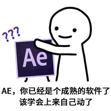 AE，你已经是个成熟的软件了，该学会上来自己动了