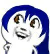 蓝色头发