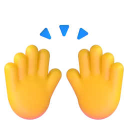 Raising hands