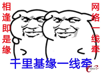 相逢即是缘，网络一线牵