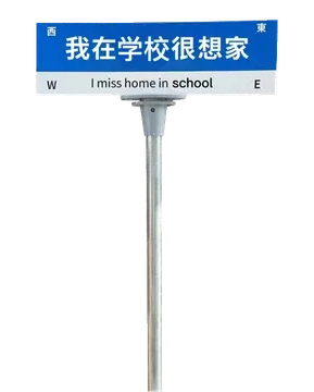 西我在学校很想家WI miss home in schoolE