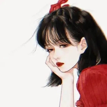红衣女子头像