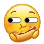 小黄脸吃东西表情包