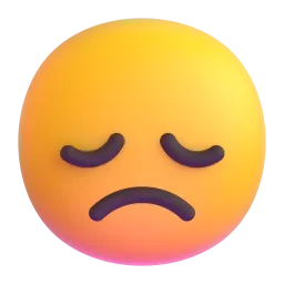Disappointed face