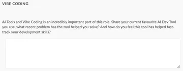 Question On My Job Application