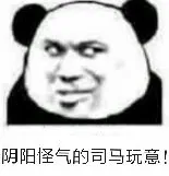 阴阳怪气的司马玩意