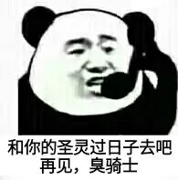 和你的圣灵过日子去吧再见,臭骑士