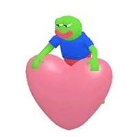 sad frog 3D爱心版