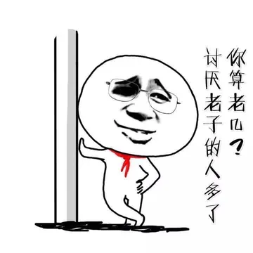 讨厌老子的人多了，你算老几？