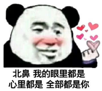 北鼻，我的眼里都是心里都是全部都是你