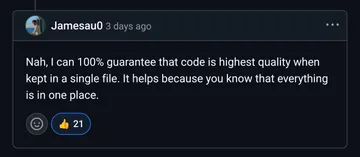 I Love Monoliths Also This Is Not Satire