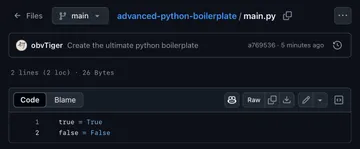 Advanced Python Boilerplate