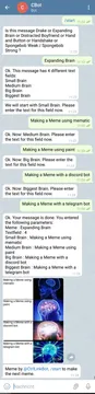 I recreated the discord meme bot in telegram.